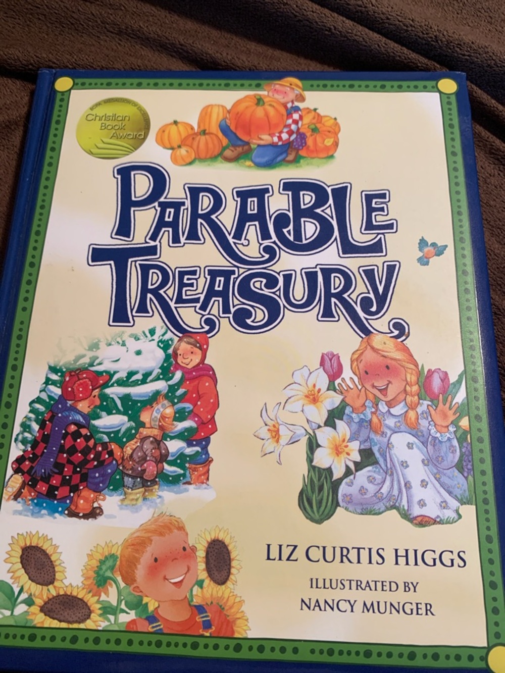 "Parable Treasury" Children's Book - Blue/Green Cover